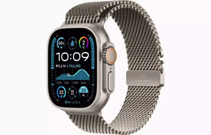 Apple Watch ultra 2 2nd Gen (Titanium Milanese Loop) Smartwatch Review